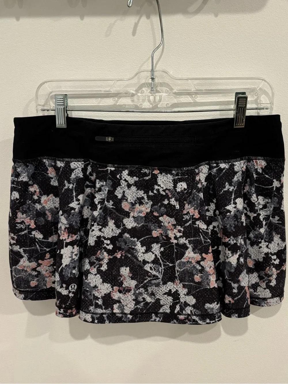 Lululemon Skort Womens 8 Pace Rival Pleated Skirt Spring Bloom Activewear Gym